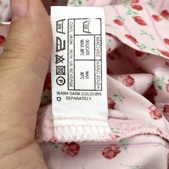 Thomas Pink Rose Vine Pink Button Down - Picture 6 of 6